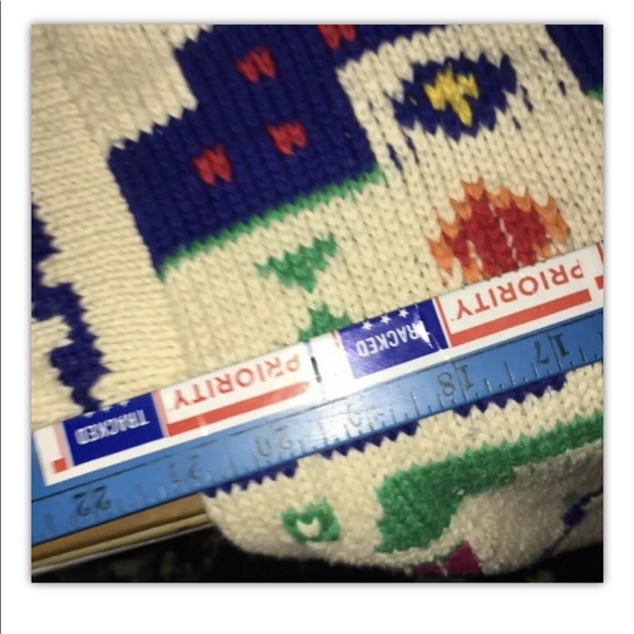 Accento Vintage Boho Aztec Grandpa Cardigan L XC - Picture 5 of 5